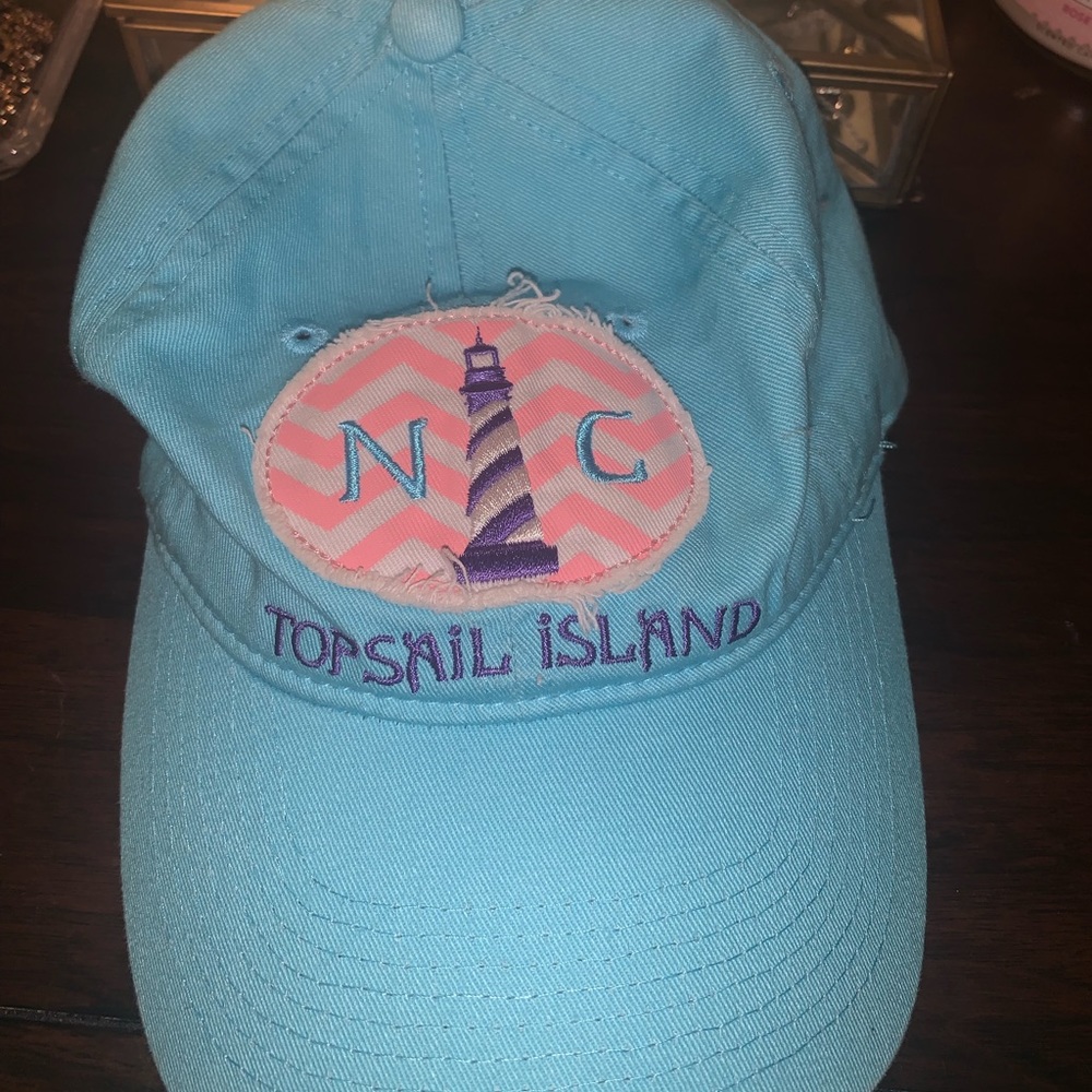 pastel colored nc beach hat
